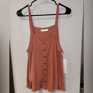 Ces Femmé Tank in Salmon